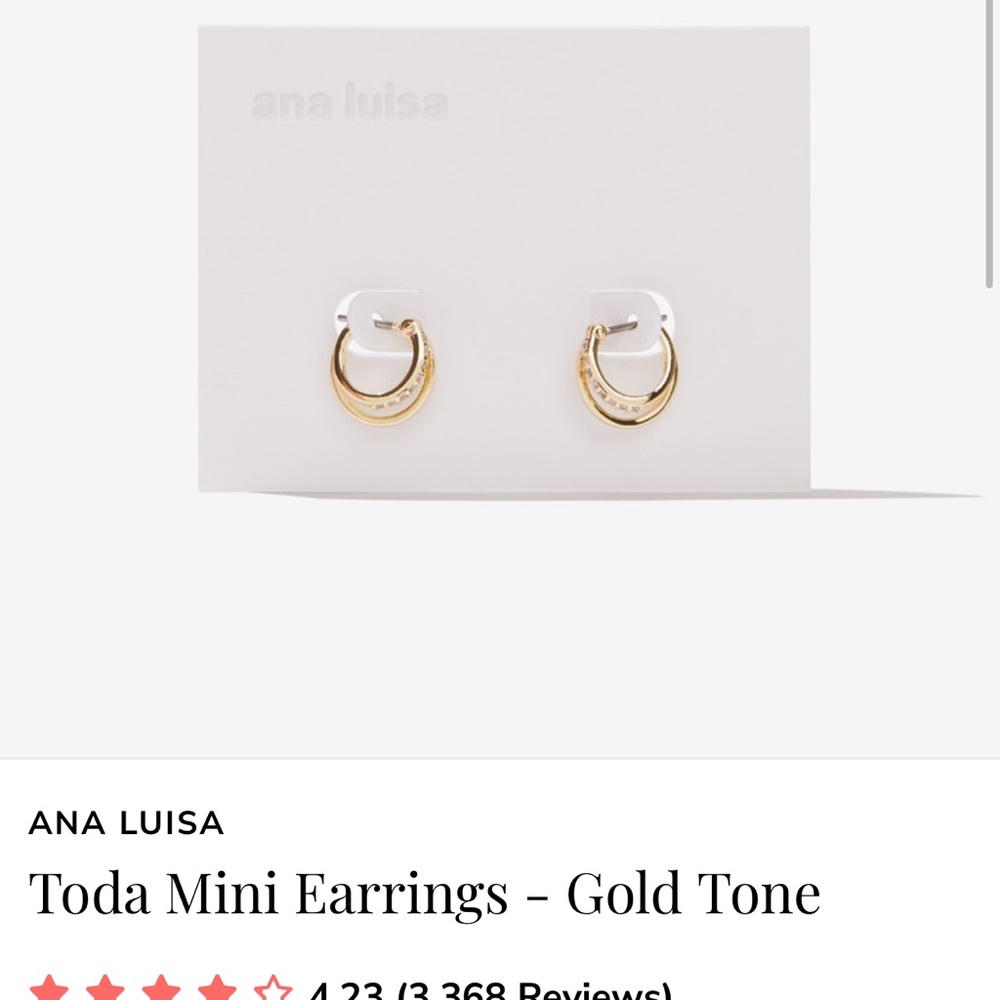 Ana Luisa hoop earrings
